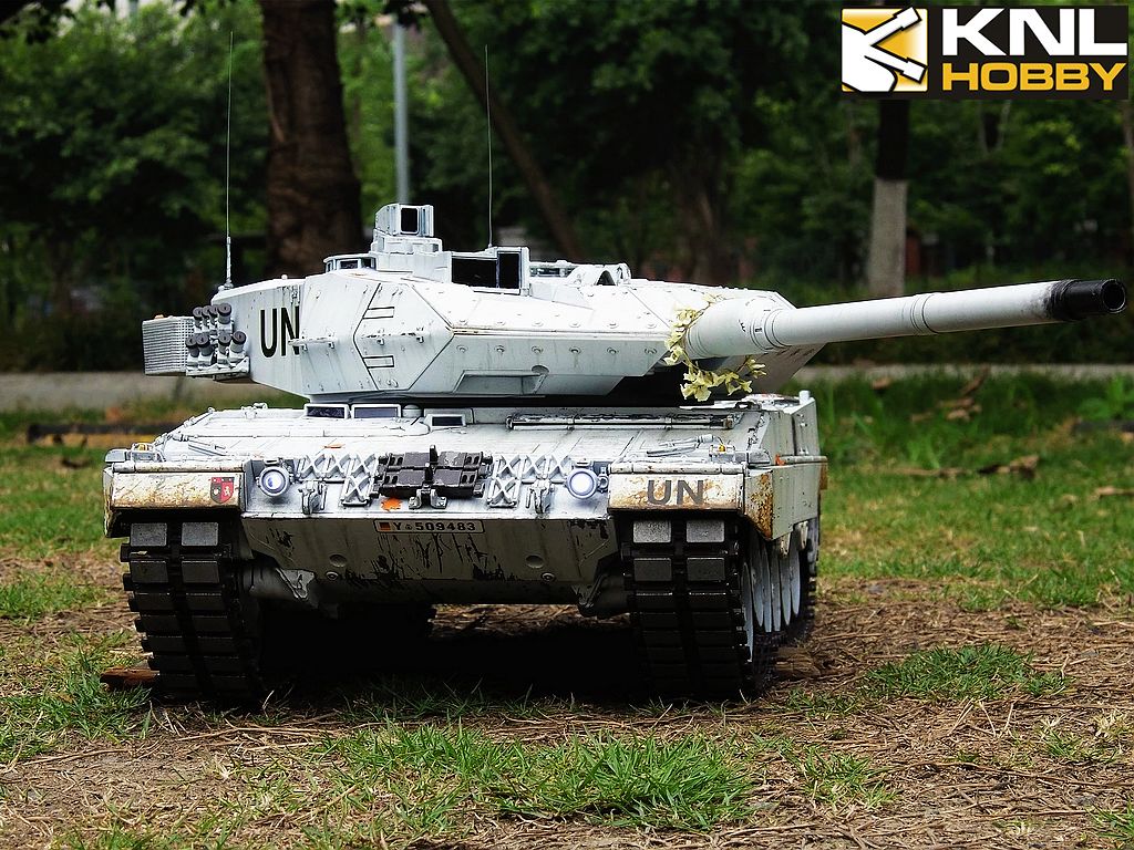Germany UN White Coating Leopard 2A6 KNL HOBBY