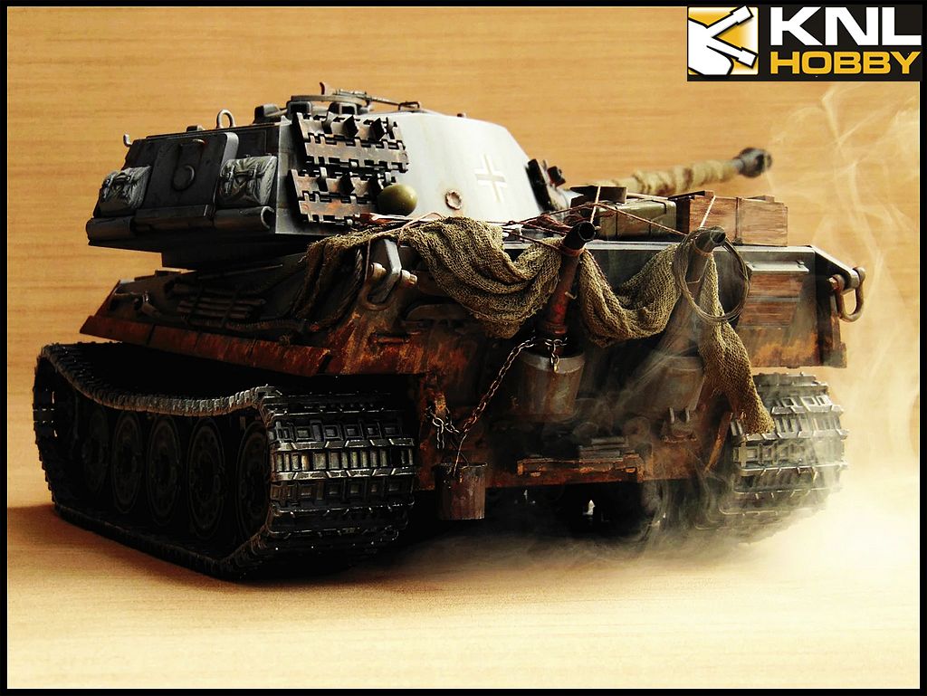 Germany Gray Coating King Tiger Tank KNL HOBBY